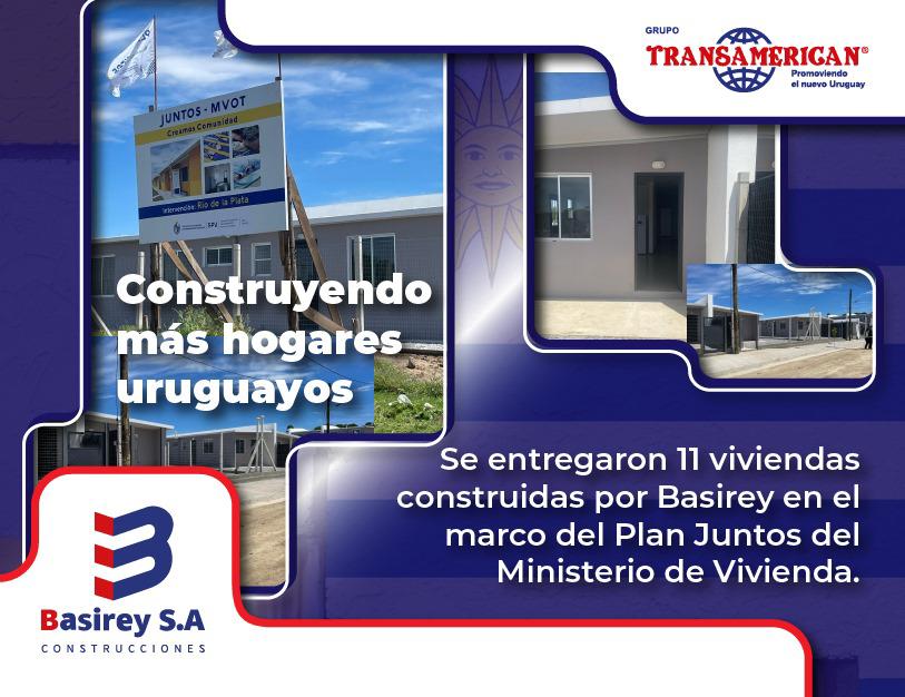 Inauguración de 11 nuevos hogares para familias uruguayas